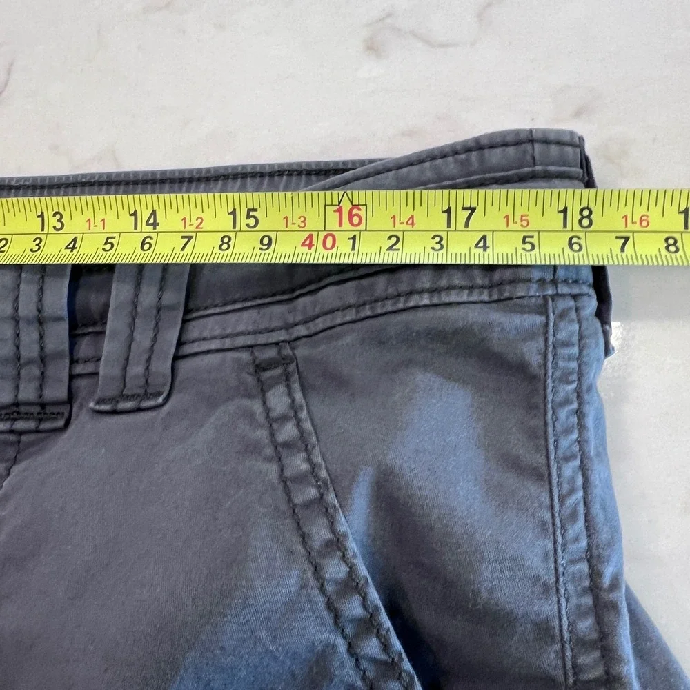 Hollister Mens‎ Low Rise Super Baggy Cargo Pants Size 36x31 Gray Cotton Blend